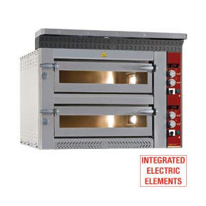Elektro Pizzaofen, 2x 6 Pizzen Ø 350 mm (B x T x H...