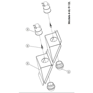 Elektro Pizzaofen, 2x 9 Pizzen Ø 350 mm