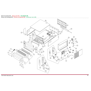 Elektro Ofen, 1 kammer, 4 Pizzen Ø 350 mm