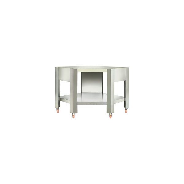 Gestell Edelstahlimitat für CGD/2-DP+5 Rollen, 2 mit Bremse