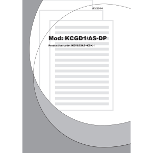 Haube mit Motor + Halterungskit, Ofen CGD/1-DP...
