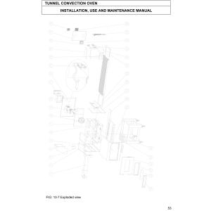 Gas Kettenbandofen Umluft 25-20 Pizzen Ø 350 mm