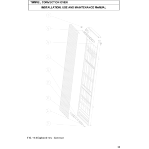 Gas Kettenbandofen Umluft 25-20 Pizzen Ø 350 mm
