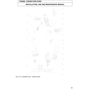 Gas Kettenbandofen Umluft 25-20 Pizzen Ø 350 mm