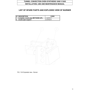 Gas Kettenbandofen Umluft 80-70 Pizzen Ø 350 mm