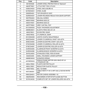 Teigausrollmaschine aus Edelstahl Ø 320 mm, 2 Rollen