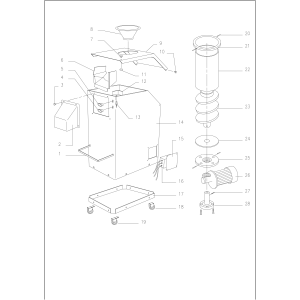 Teigabrunder 3600/800 st/std 20/1000 gr