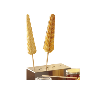 Aufsteller aus Edelstahl für Waffeln am Stiel
