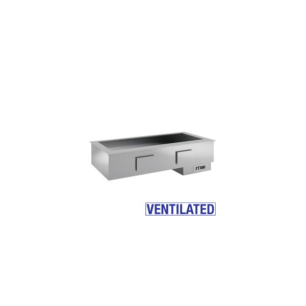 Element Bain-Marie Becken "trocken" belüftet 3x GN 1/1