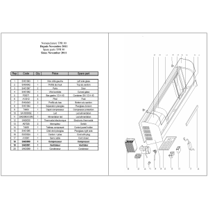 Kühlvitrine, 4-seitig verglast, 2 x 2 Schiebetüren