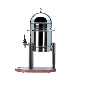 Dispenser 5 Liter, kalte Milch, Holzplatte