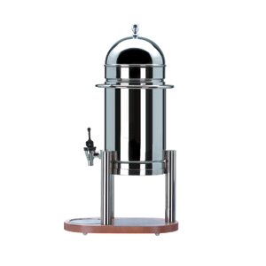 Dispenser 10 Liter, kalte Milch, Holzplatte