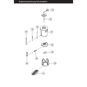 Filter Kaffeemaschine - 1 Spenderbehälter 2,5 Lit