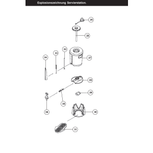 Filter Kaffeemaschine - 1 Spenderbehälter 2,5 Lit