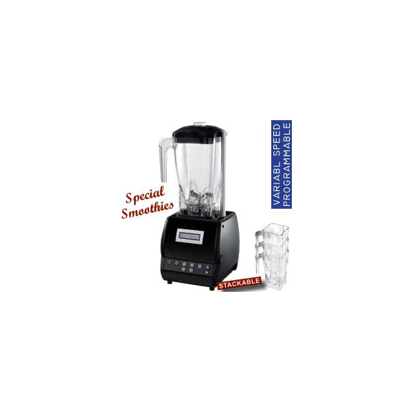 Professionelle Mixer , quadratische Glas 2 Liter, Geschwindigkeitsregler, programmierbar