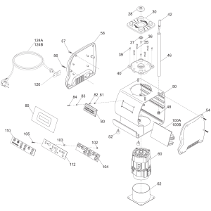 Professionelle Mixer , quadratische Glas 2 Liter, Geschwindigkeitsregler, programmierbar