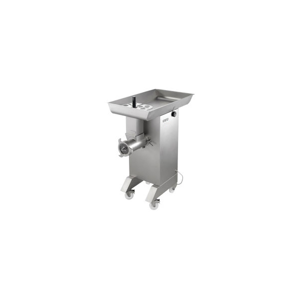 Edelstahl Fleischwolf N° 42, Ø 4.5 mm, 800/1000 kg/Std, mit Rad
