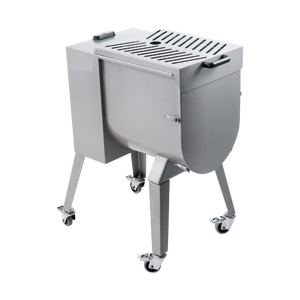 Edelstahl Fleischmixmaschine 50 kg, Stand mit Rädern