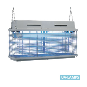 Elektrischer Insektenvernichter, UV-A Lampen (2x 20 W)
