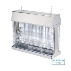 Insektenvernichter aus Edelstahl, "Deckenmontage"