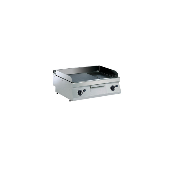 Gas Grillplatte, 2/3 glatt, 1/3 gerillt -TOP-