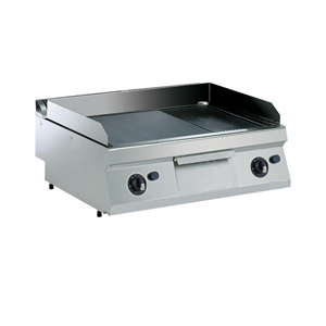 Gas Grillplatte, 2/3 glatt, 1/3 gerillt -TOP-