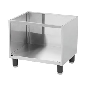 Unterbau aus Edelstahl 660 mm (ohne Türen)