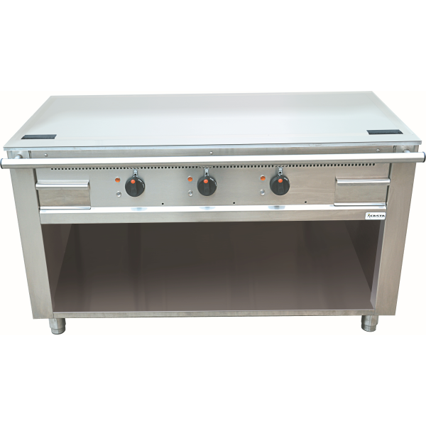 Elektro-Teppanyakigrill mit offenem Unterbau Modell TEP3/160E