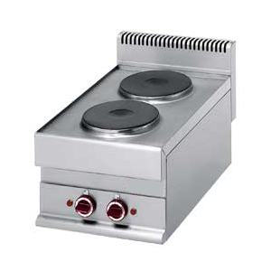 ELEKTROHERD 2 RUNDEN PLATTEN - TOP