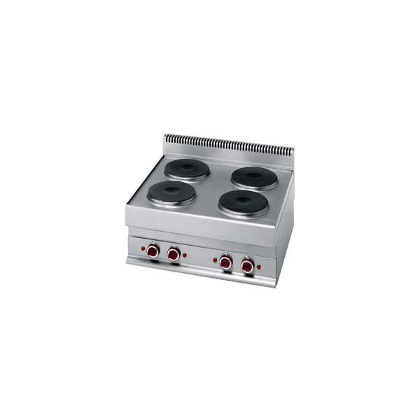 ELEKTROHERD 4 RUNDEN PLATTEN - TOP