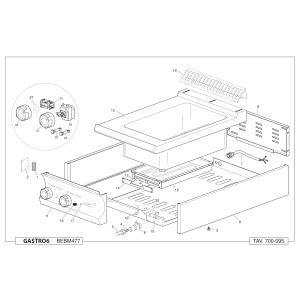 ELEKTRO BAIN-MARIE GN 1/1 h TIEFE 150MM-TOP